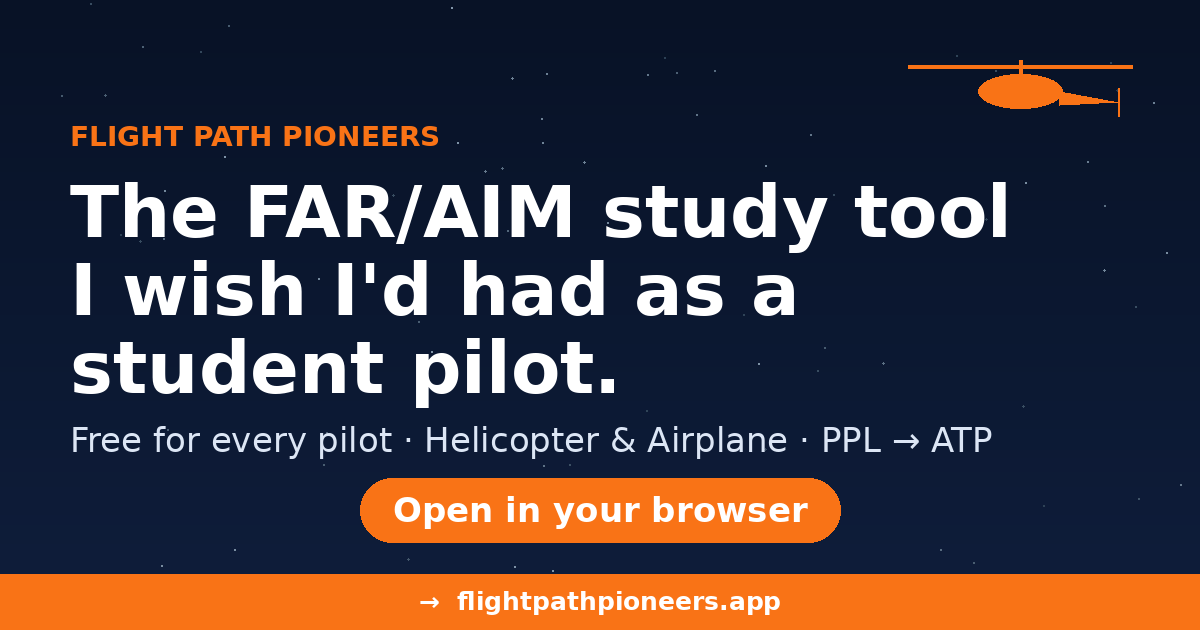 Free Pilot Training App — Flight Path Pioneers